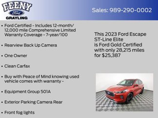 Certified 2023 Ford Escape ST-Line Elite video 4