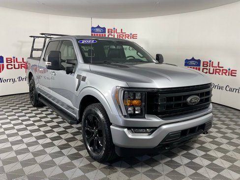 Certified 2022 Ford F150 4x4 SuperCrew Hybrid w/ XLT Black Appearance Package image 1