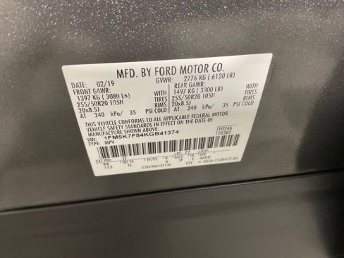Certified 2019 Ford Explorer Limited w/ Class III Trailer Tow Package FWD image 27