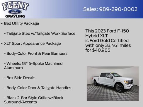 Certified 2023 Ford F150 XLT w/ Equipment Group 302A High image 26