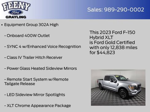 Certified 2023 Ford F150 XLT w/ Equipment Group 302A High image 9