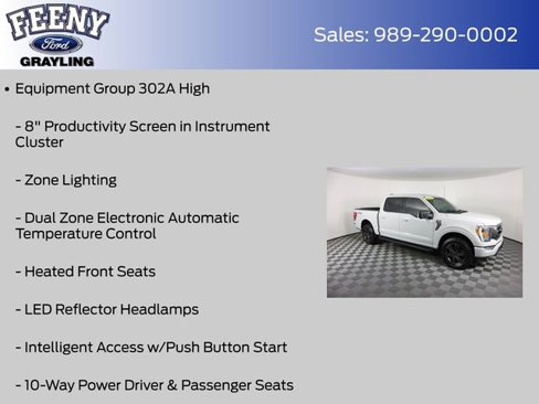 Certified 2023 Ford F150 XLT w/ Equipment Group 302A High image 8