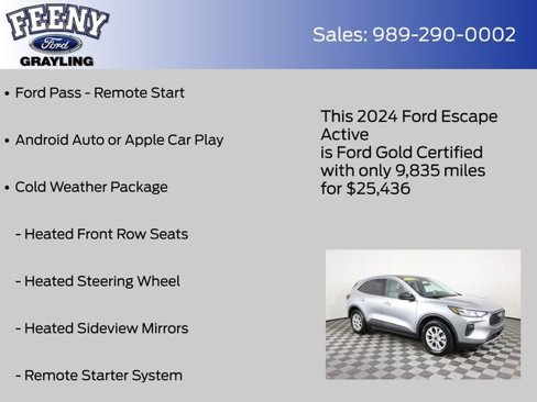 Certified 2024 Ford Escape Active w/ Tech Pack #1 image 9