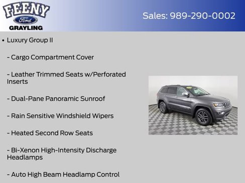 Used 2019 Jeep Grand Cherokee Limited w/ Luxury Group II image 8