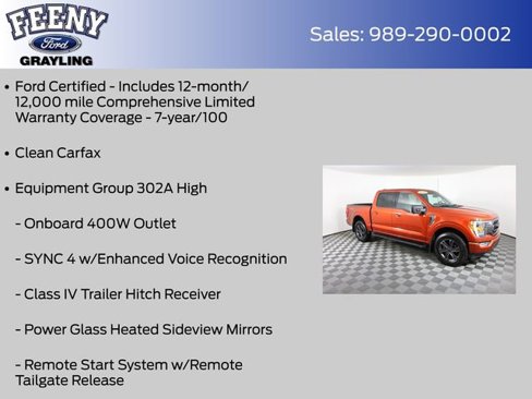 Certified 2023 Ford F150 XLT w/ Equipment Group 302A High image 4