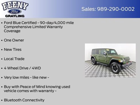 Used 2021 Jeep Wrangler Unlimited Rubicon w/ Cold Weather Group image 4