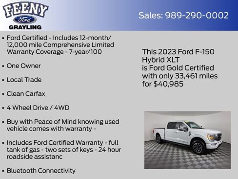 Certified 2023 Ford F150 XLT w/ Equipment Group 302A High image 5