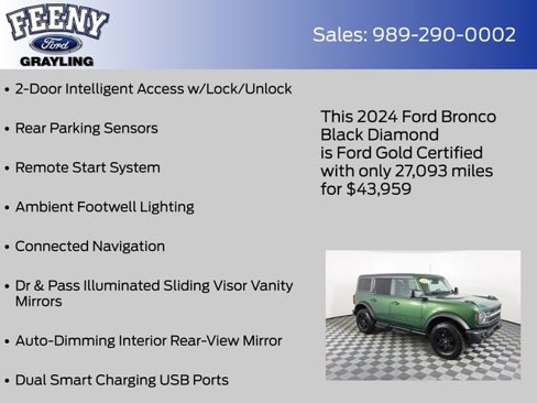 Certified 2024 Ford Bronco Black Diamond image 18