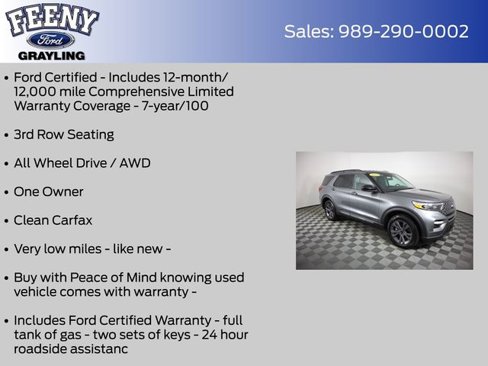 Certified 2023 Ford Explorer XLT w/ Equipment Group 202A image 4