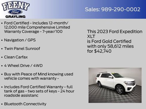 Certified 2023 Ford Expedition XLT image 5
