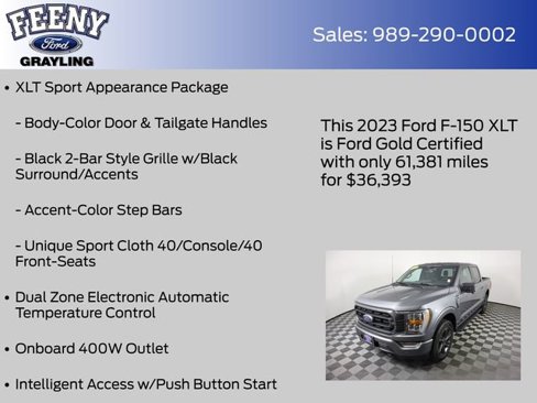 Certified 2023 Ford F150 XLT w/ Equipment Group 302A High image 22