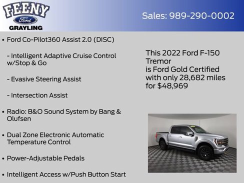 Certified 2022 Ford F150 Tremor w/ Equipment Group 402A High image 26
