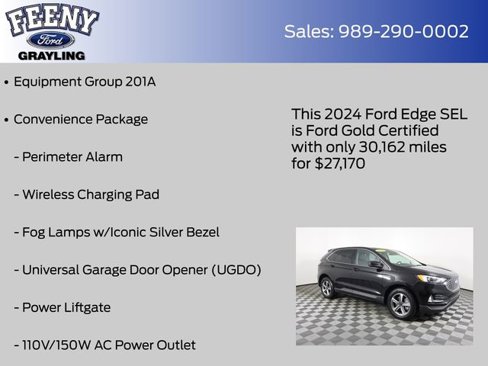 Certified 2024 Ford Edge SEL w/ Convenience Package image 9
