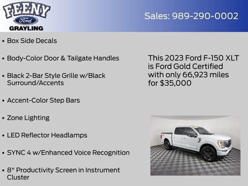 Certified 2023 Ford F150 XLT w/ Equipment Group 302A High image 26