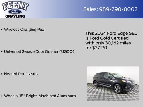 Certified 2024 Ford Edge SEL w/ Convenience Package image 18