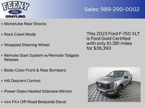 Certified 2023 Ford F150 XLT w/ Equipment Group 302A High image 26