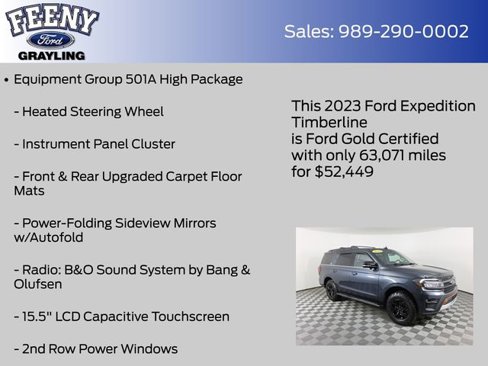 Certified 2023 Ford Expedition Timberline image 13