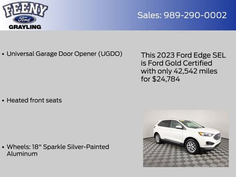Certified 2023 Ford Edge SEL w/ Convenience Package image 18