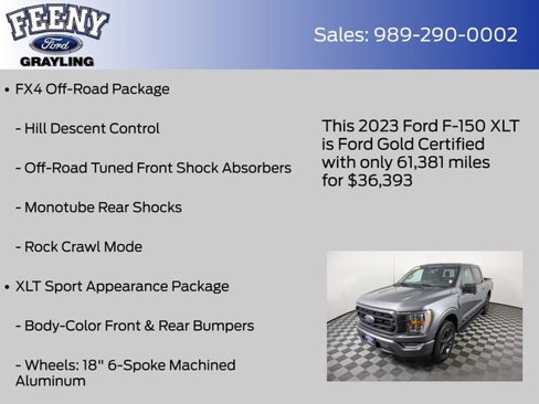 Certified 2023 Ford F150 XLT w/ Equipment Group 302A High image 18