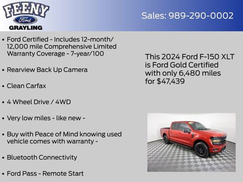 Certified 2024 Ford F150 XLT w/ Bed Utility Package image 5
