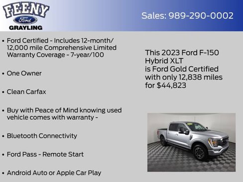Certified 2023 Ford F150 XLT w/ Equipment Group 302A High image 5