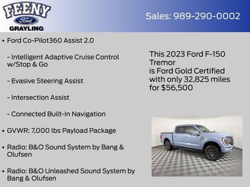 Certified 2023 Ford F150 Tremor w/ Equipment Group 402A High image 22