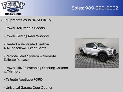 Certified 2019 Ford F150 Raptor w/ Equipment Group 802A Luxury image 20
