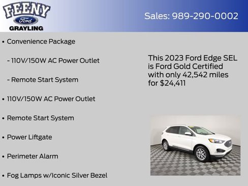 Certified 2023 Ford Edge SEL w/ Convenience Package image 13
