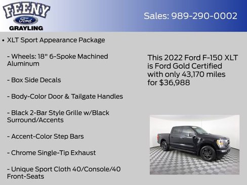 Certified 2022 Ford F150 XLT w/ Equipment Group 302A High image 18