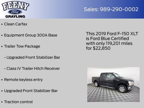 Certified 2019 Ford F150 XLT w/ Trailer Tow Package image 4